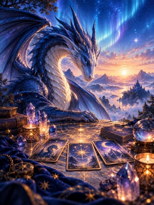 Prestation cartomancie avec les dragons